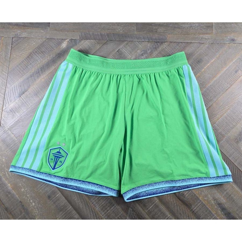 Adidas Seattle Sounders FC Soccer Shorts Mens 2XL Semi Solar Lime JL8469 NWT